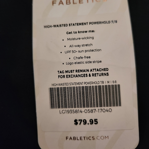BNWT Fabletics Leggings- Size Medium - Picture 3 of 3